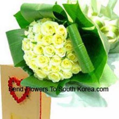 50 Yellow Roses Elegant Bunch